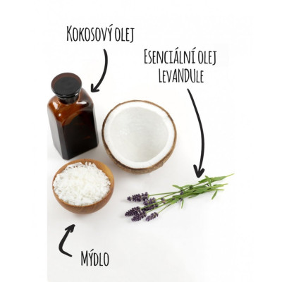 Alchimistul săpun de cocos spălare lavandă molii - WERECO.