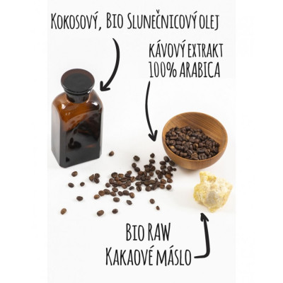 Săpun cu cafea Alchimistă - peeling cu cafeină 80g | WERECO